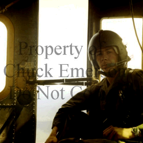 Chuck Emerson Dustoff Medic in Flight